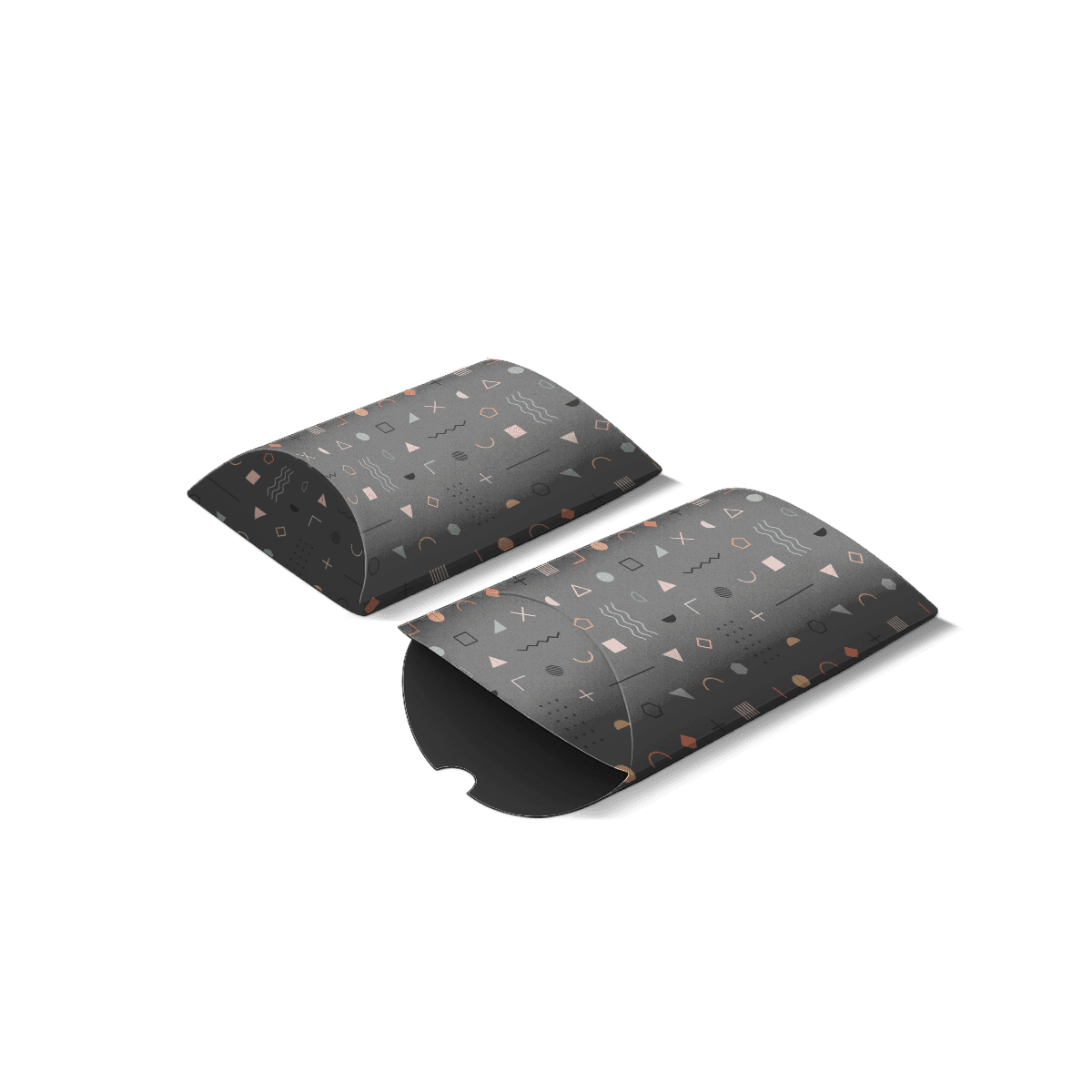 Pillow Boxes shown as a versatile custom box style for retail display, gifting, or e-commerce use