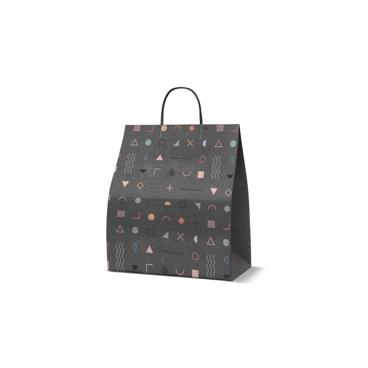 Tamper Evident Paper Bags with paper construction, easy carrying, and clean surface space for custom graphics