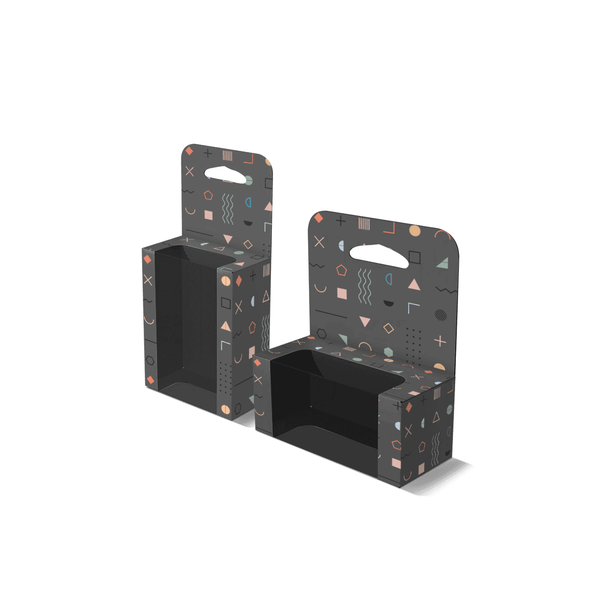 Hanging Display Boxes retail display structure with open access, clear arrangement, and strong in-store presentation