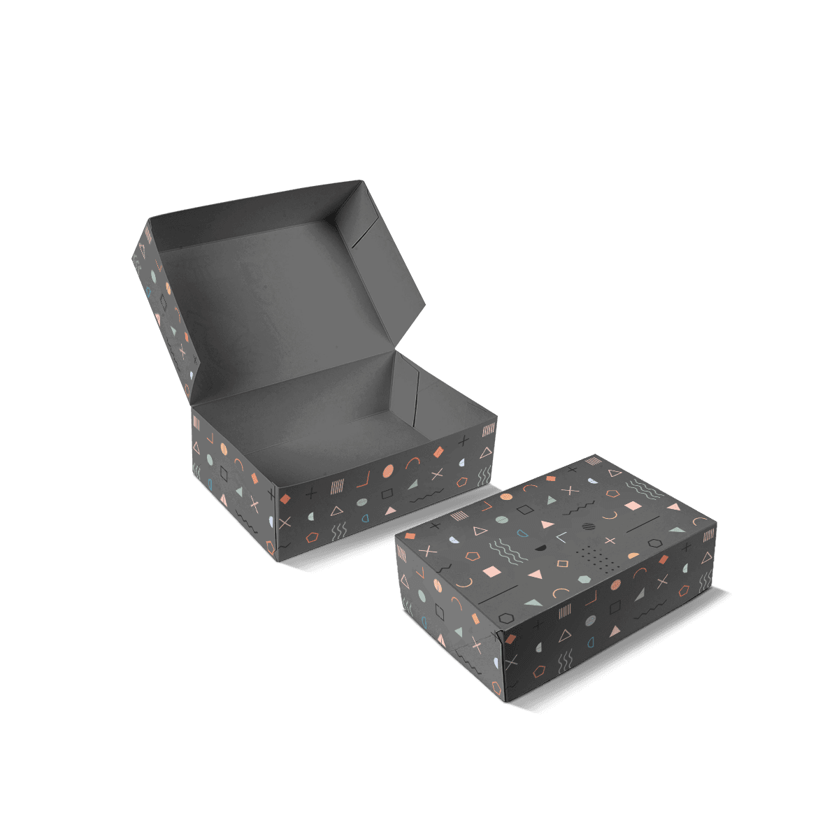 Six Corner Cartons shown as a printed carton for shelf display, compact packing, and consumer product fit