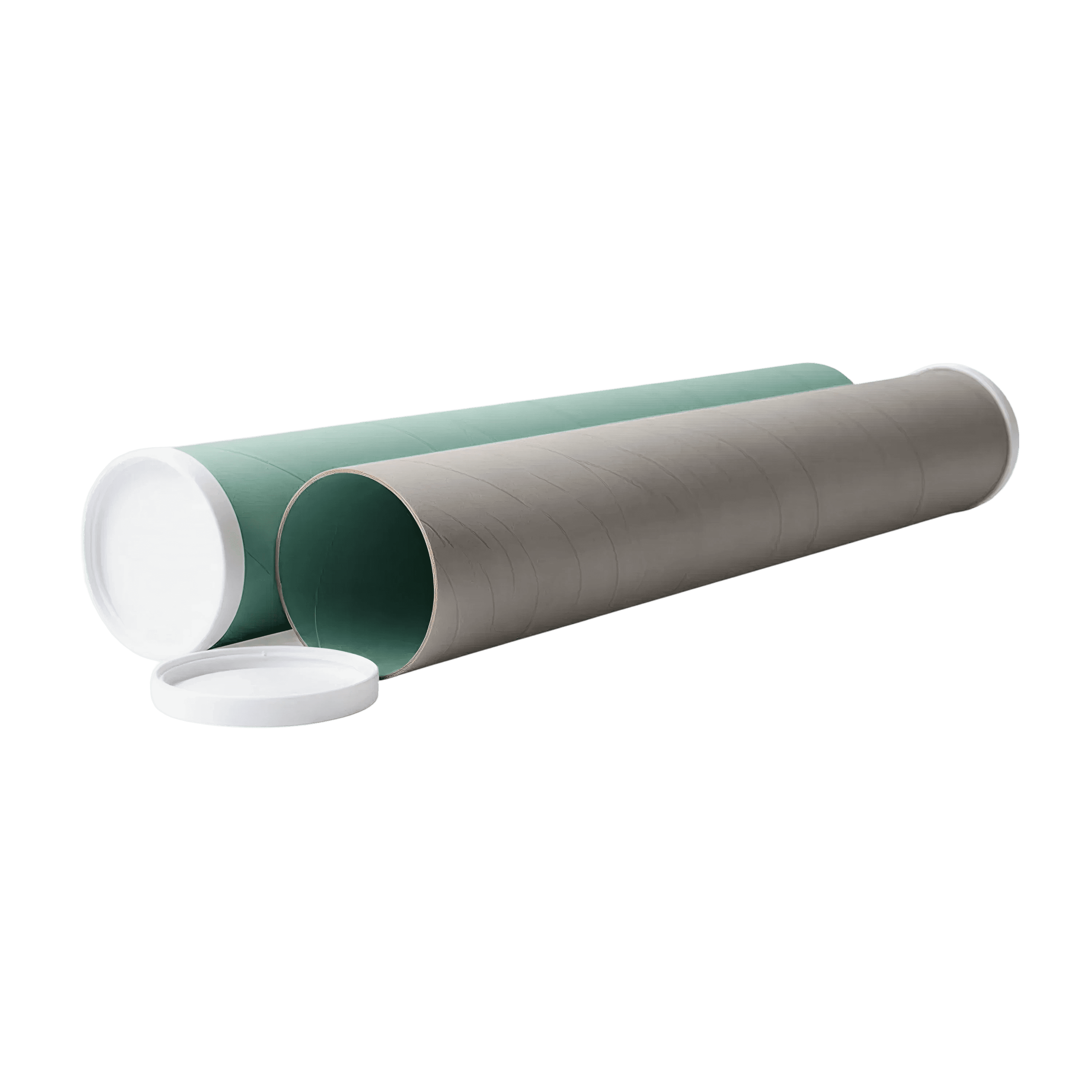 Cardboard Tube Shipping Boxes with Covers