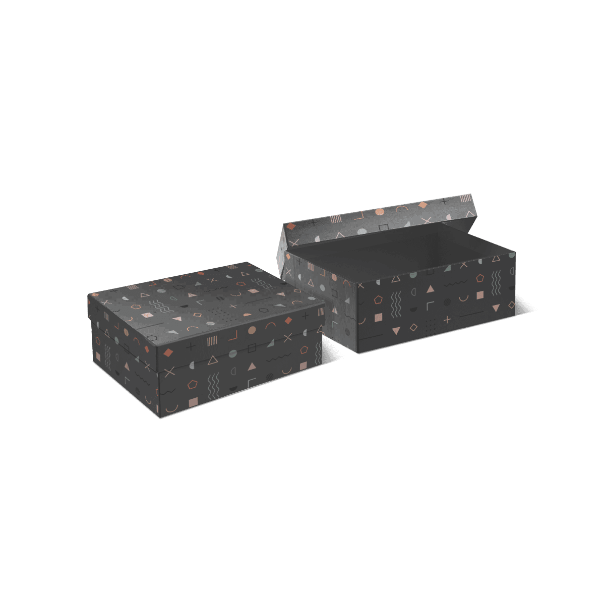 Shoe-Box Style Rigid Boxes designed for upscale packaging with durable board, neat proportions, and refined detail