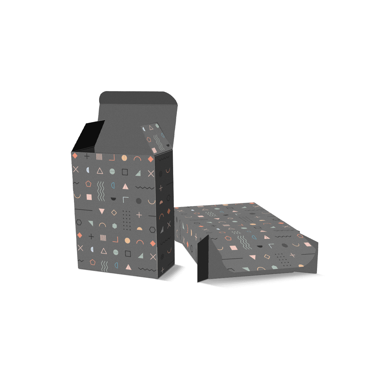 Straight Tuck (Airplane Style) Cartons used for retail packaging with printable panels, efficient assembly and tidy product fit