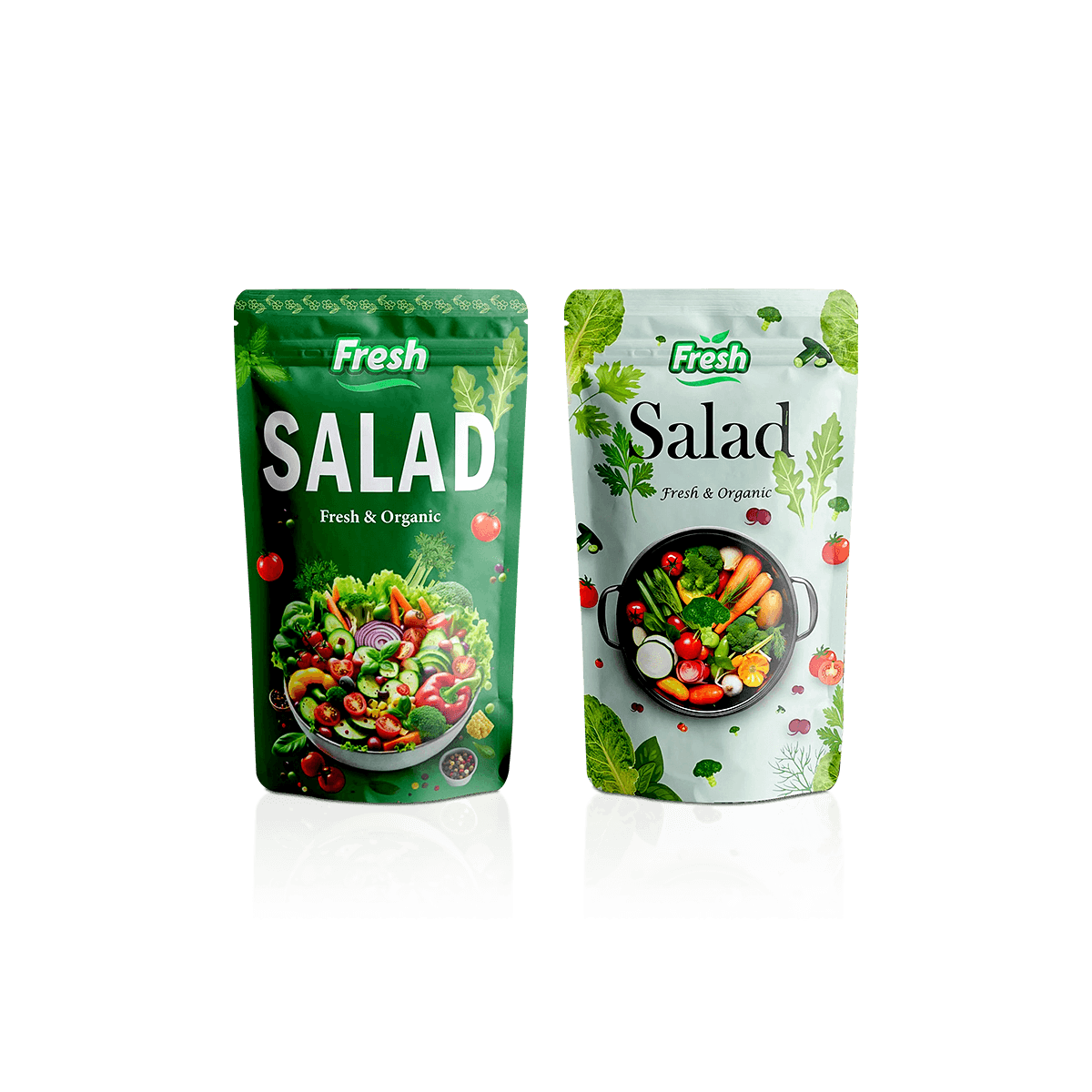 Salad Flexible Pouches