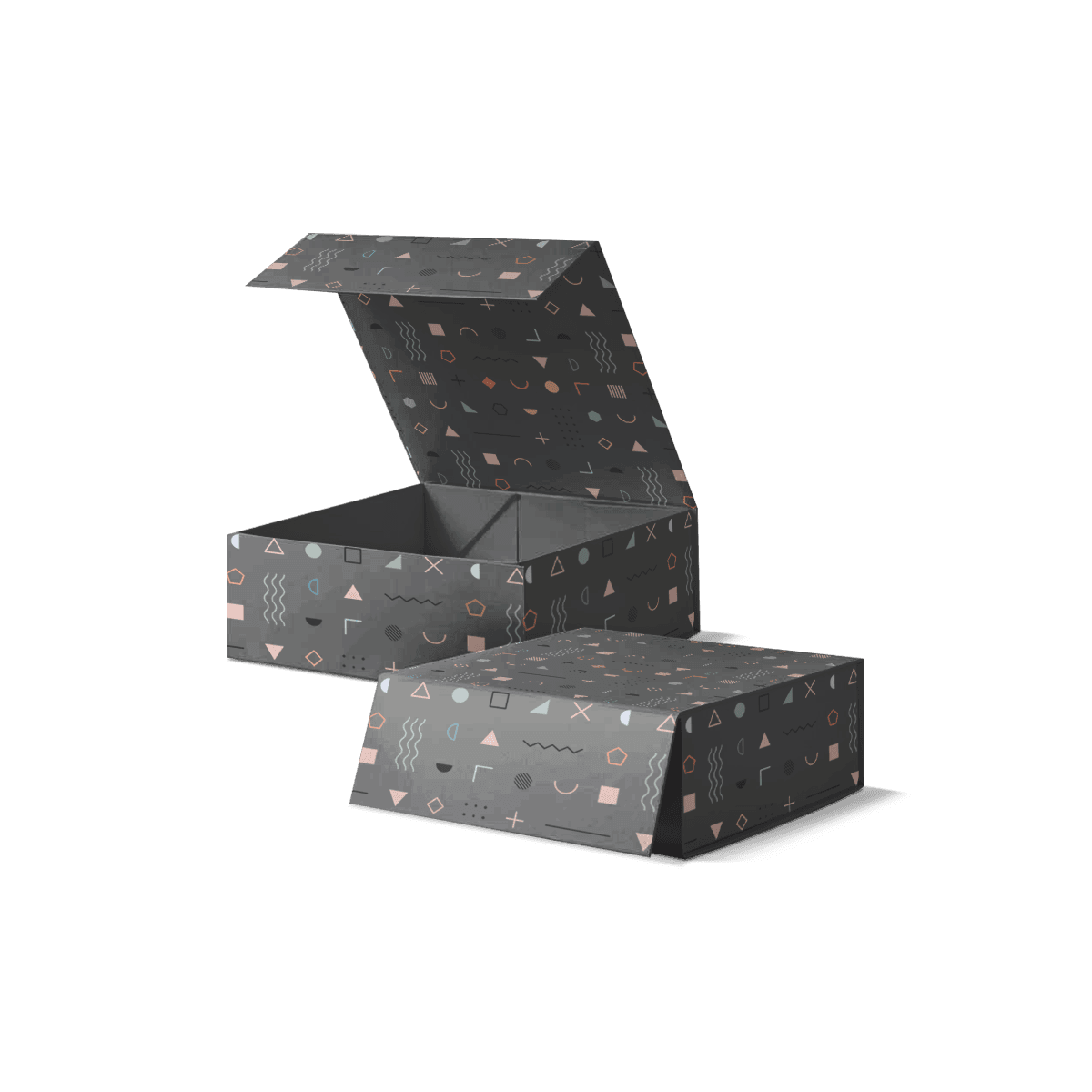 Flap Open Magnetic Rigid Boxes packaging with a structured build, polished edges and a premium unboxing feel