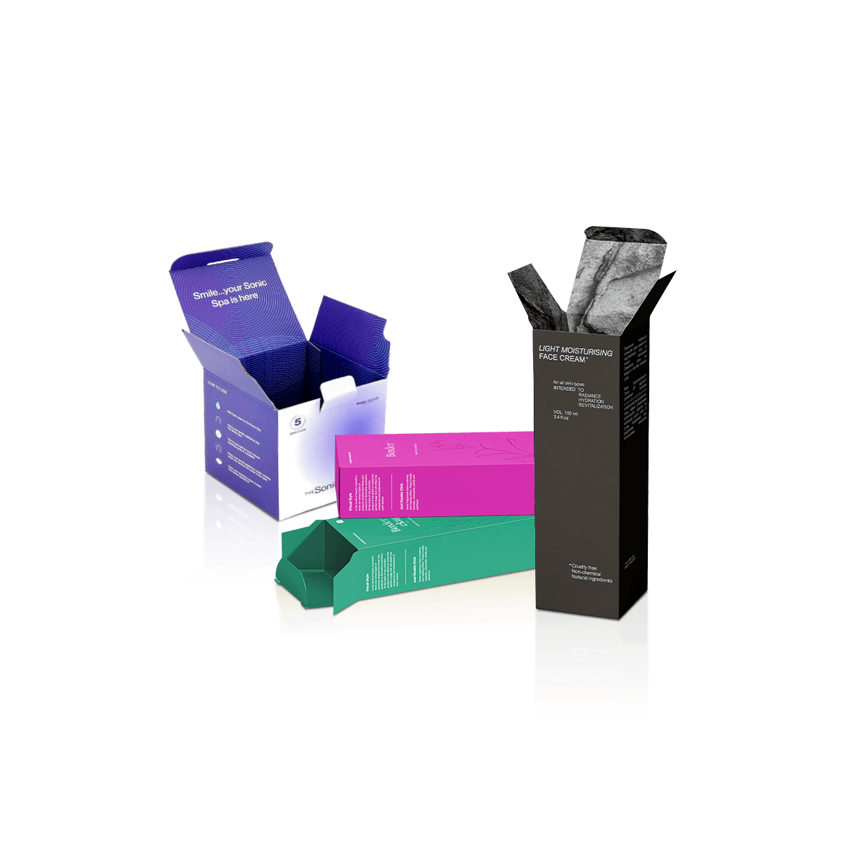 Folding Carton Cosmetic Boxes