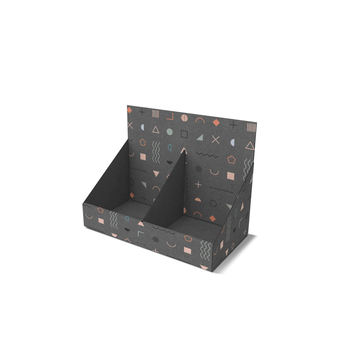 Cardboard Display Boxes used for retail merchandising with product visibility, shopper access and organized presentation