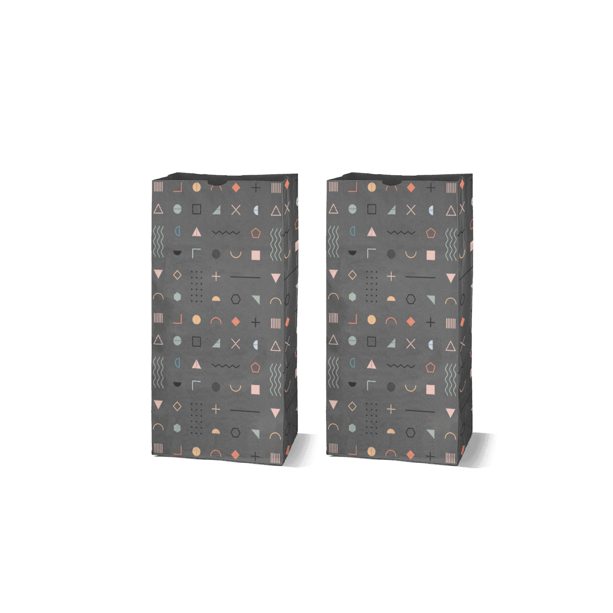 Lawn & Leaf Paper Bags packaging for carryout, merchandise, or takeaway use with simple paper structure and branding space