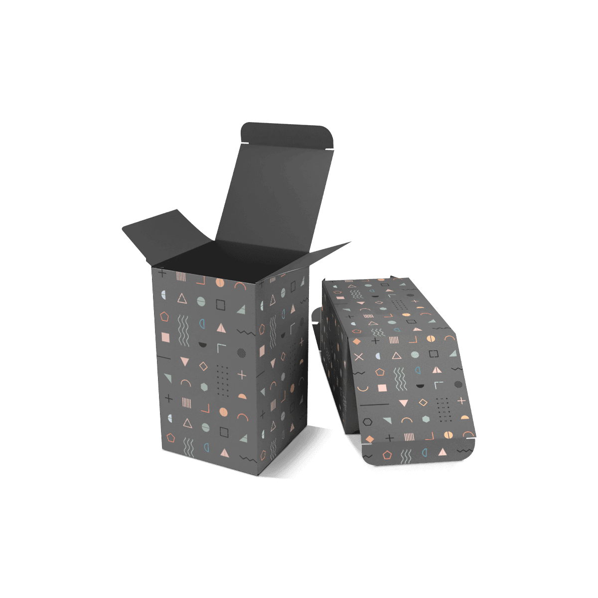 French Reverse Tuck Cartons folding carton designed for lighter products, neat closure panels, and attractive graphics